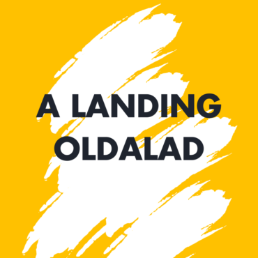 11. A landing oldal