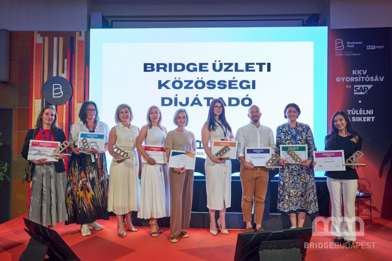 Bridge Üzleti Közösségi Díjátadó 2025